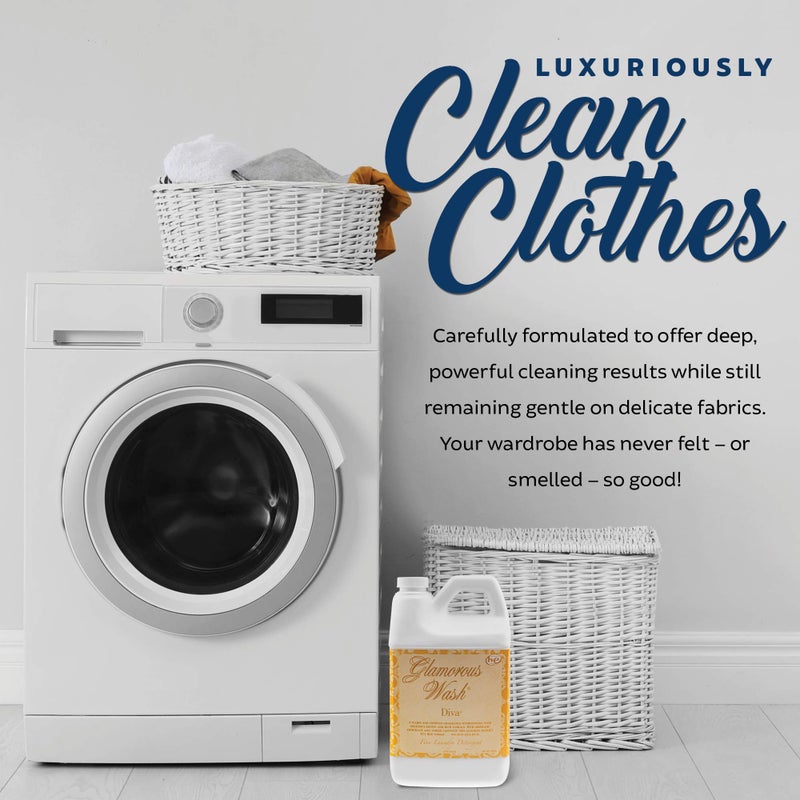 Kinara Tyler DIVA Glamorous Wash Laundry Detergent- 1/2 Gallon - With Olivi Stain Remover Pen - Fresh Scented Sachet - Laundry Detergent - For Washing Clothes, Linen, Lingerie, Expensive Fabric, Sheets - Image 3